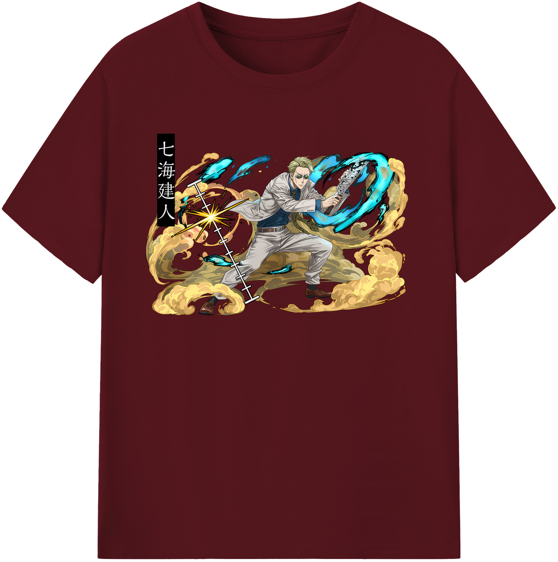 （画像用） 呪術廻戦 Jujutsu Kaisen 綿100％半袖Tシャツ（フロントプリント）